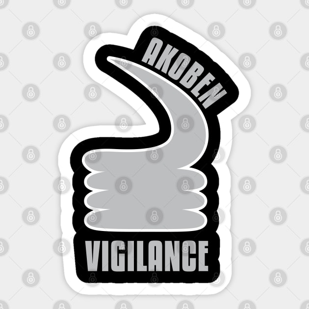 Akoben | Adinkra Symbol | African | African American | Black Lives Sticker by UrbanLifeApparel